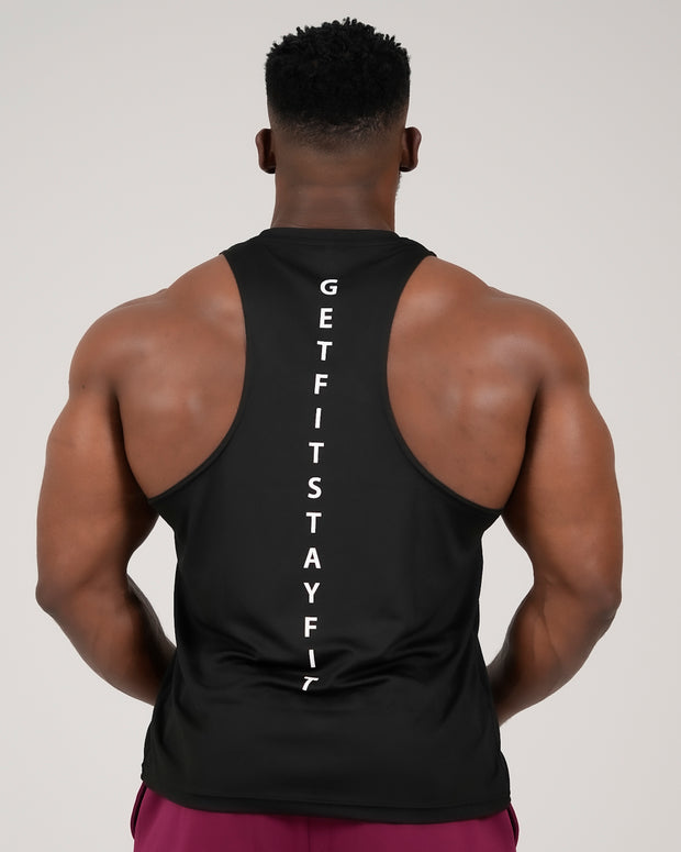 GETFIT-STAYFIT ESSENTIAL REGULAR FIT TAN TOP